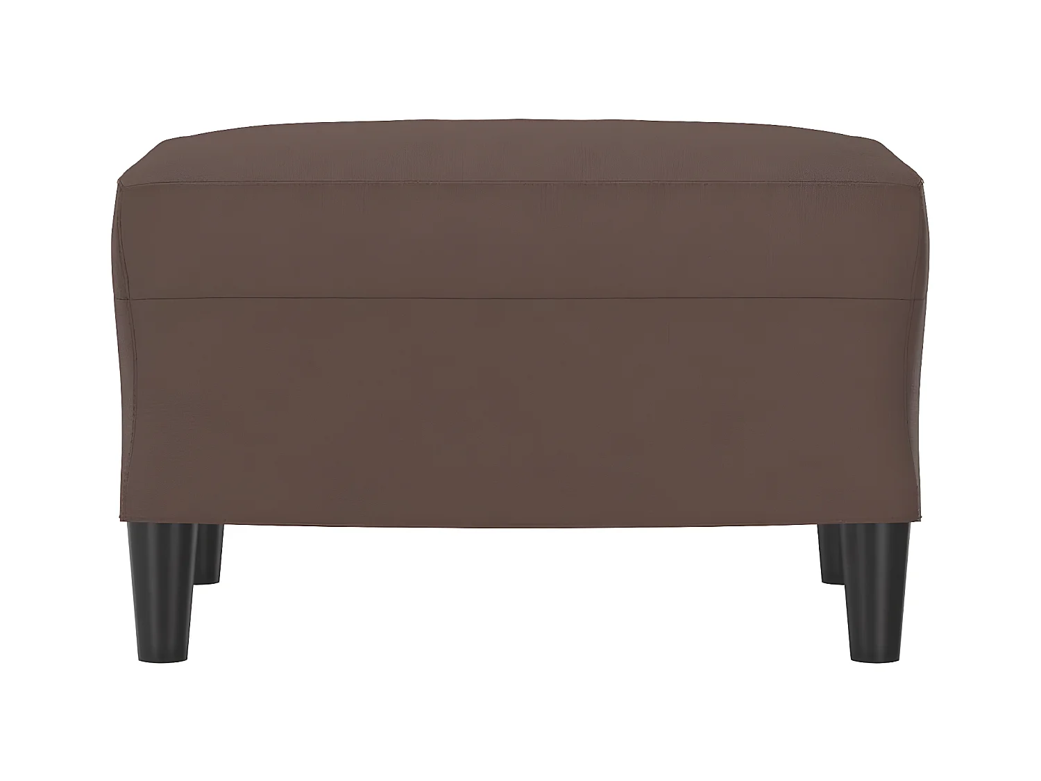 Repose-pied Marron 60x50x41 cm Similicuir LQF95079