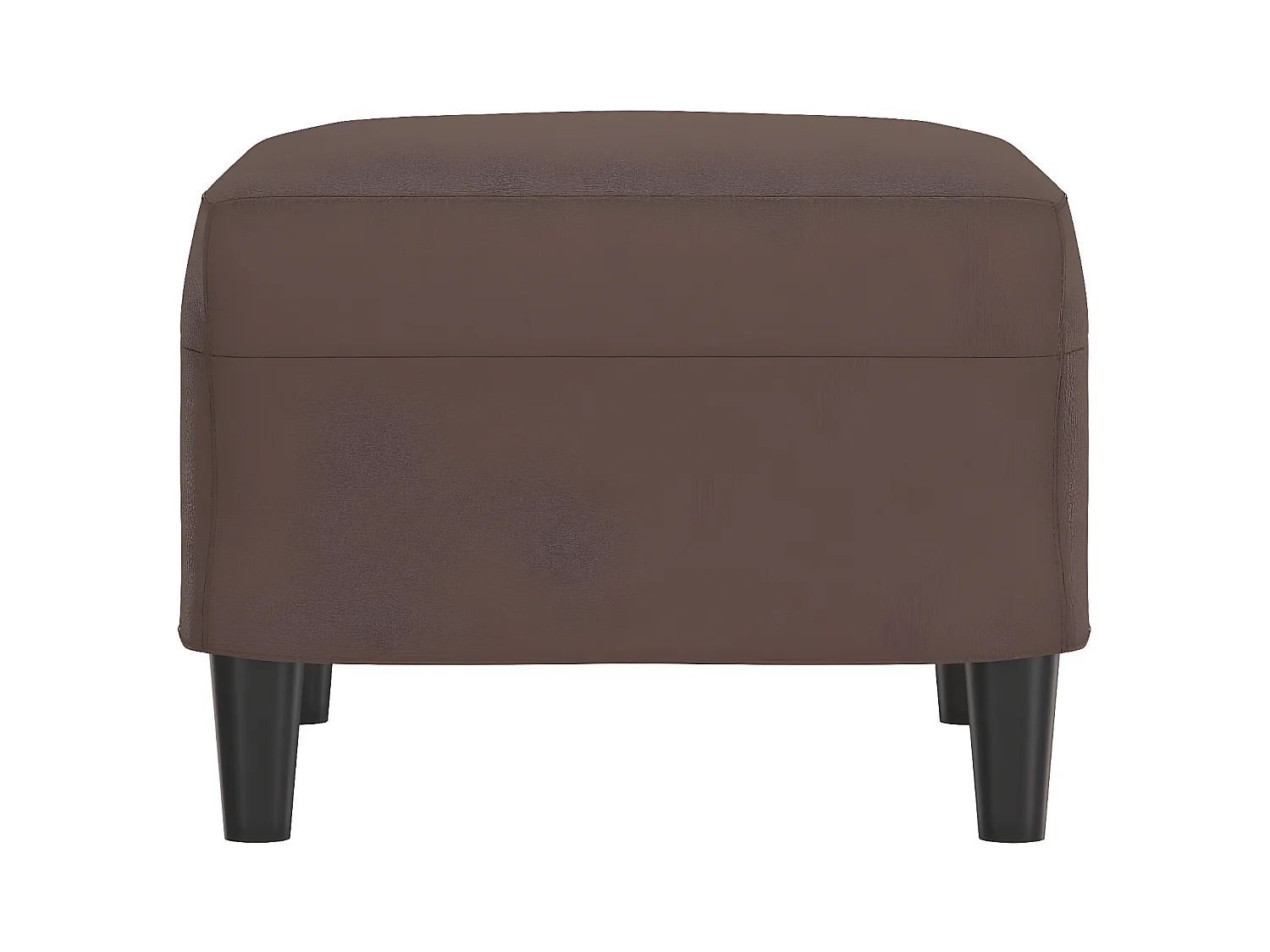 Repose-pied Marron 60x50x41 cm Similicuir LQF95079