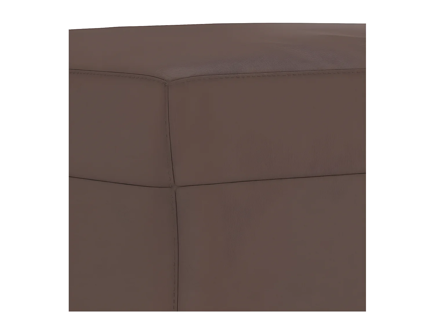 Repose-pied Marron 60x50x41 cm Similicuir LQF95079