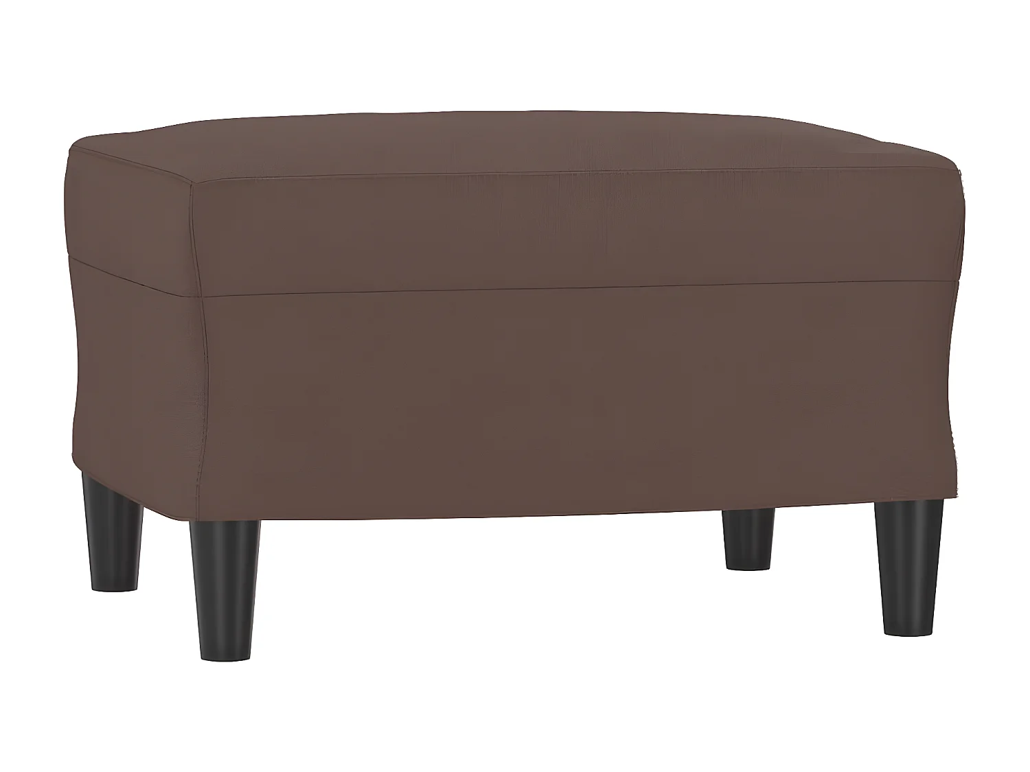 Repose-pied Marron 60x50x41 cm Similicuir LQF95079