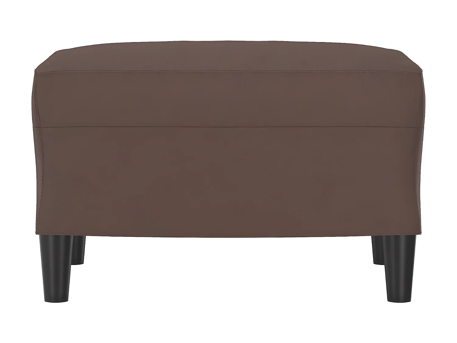 Repose-pied Marron 60x50x41 cm Similicuir LQF95079