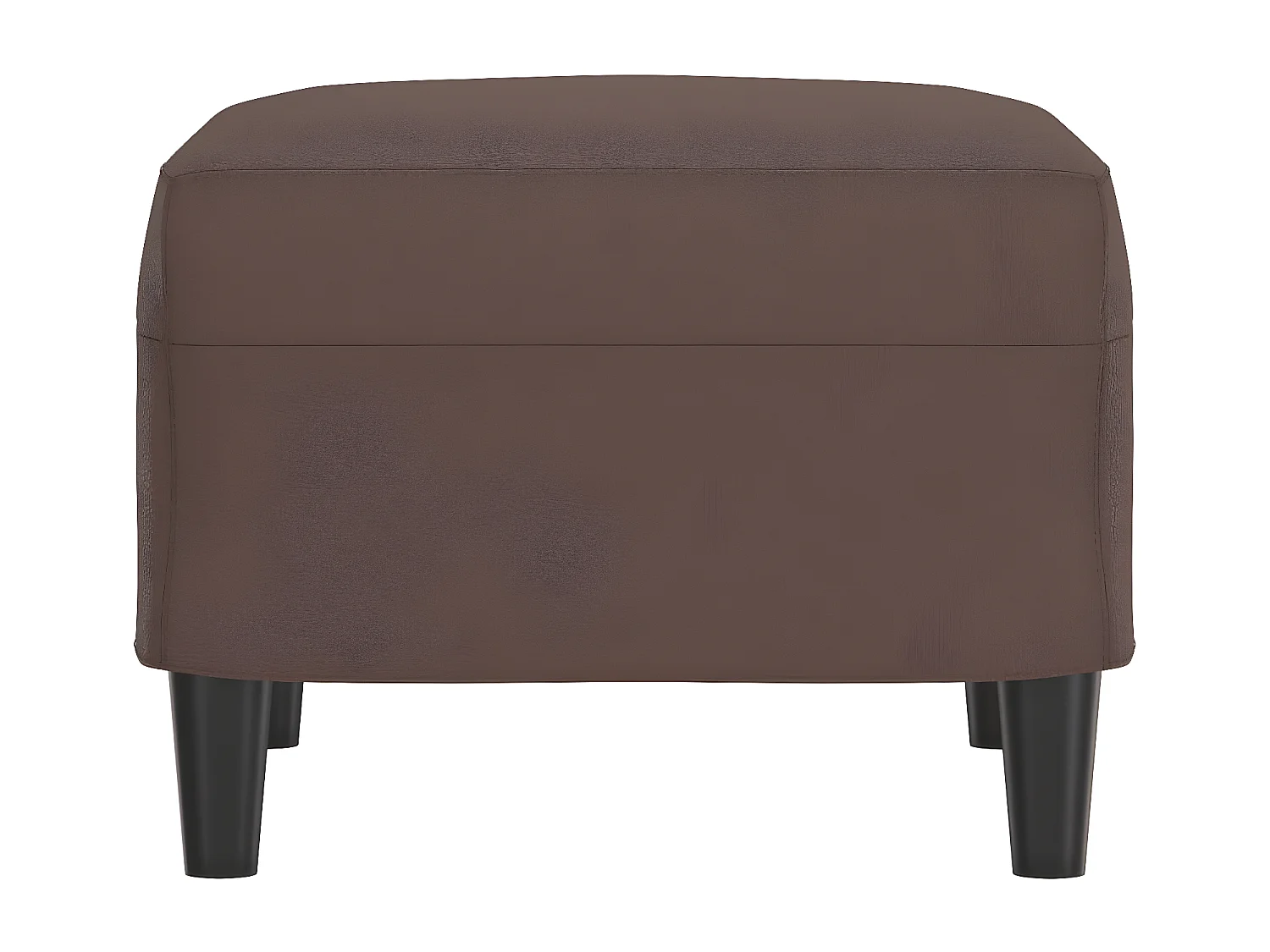 Repose-pied Marron 60x50x41 cm Similicuir LQF95079