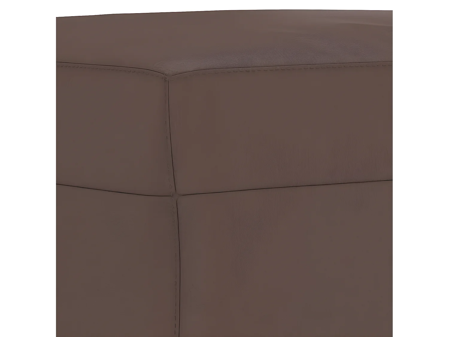 Repose-pied Marron 60x50x41 cm Similicuir LQF95079