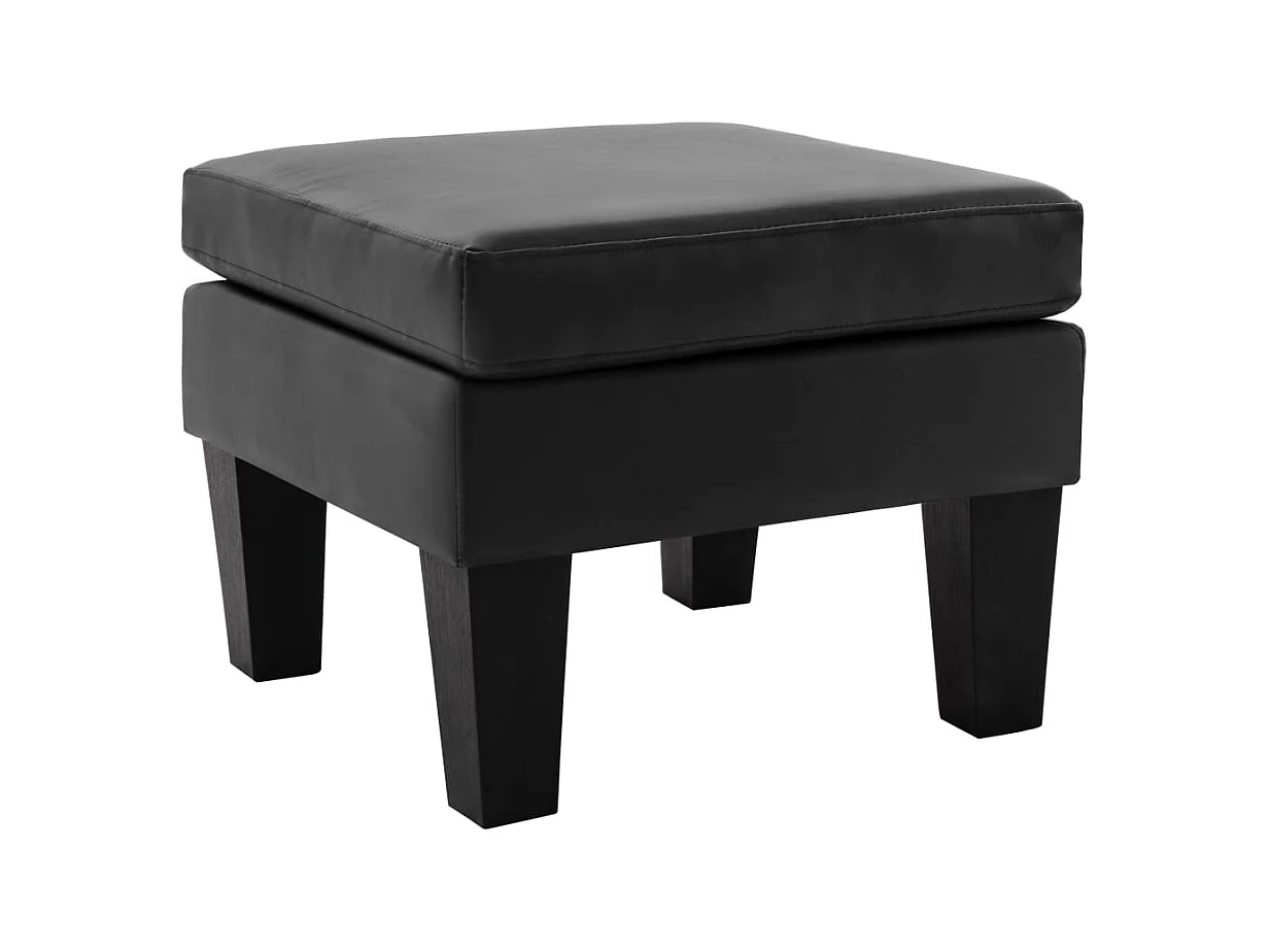 Repose-pied Noir Similicuir LQF44420