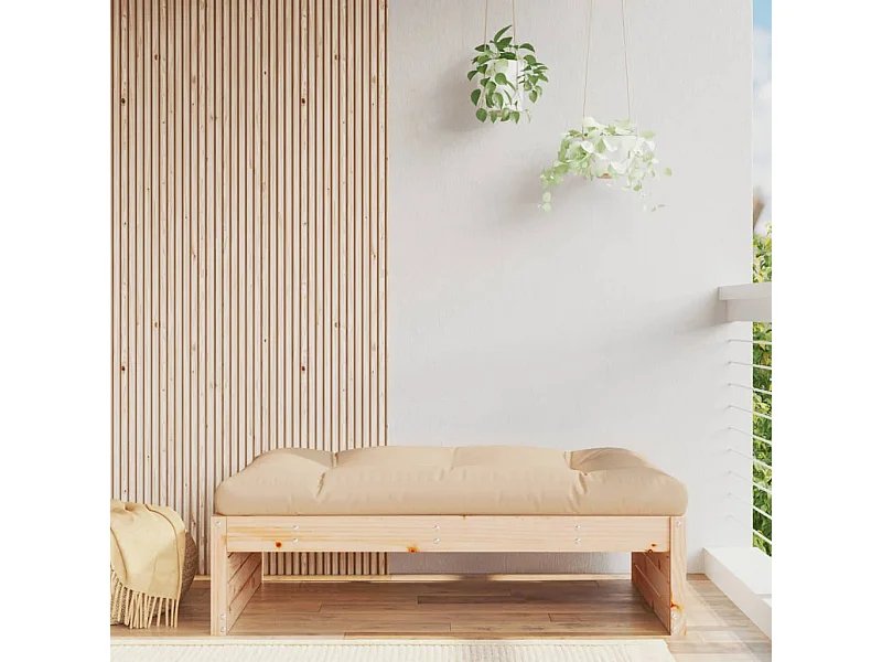 Tuinvoetenbank 120x80 cm massief grenenhout NL729602