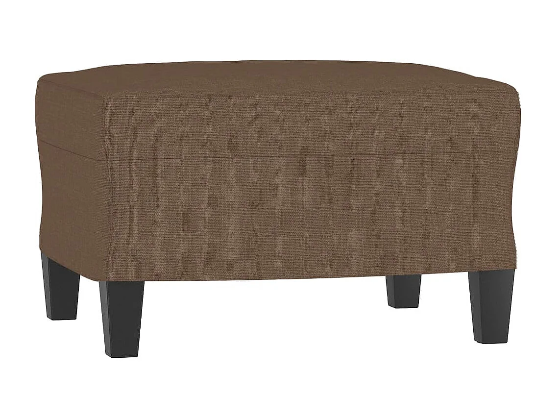 Repose-pied Marron 60x50x41 cm Tissu LQF74921