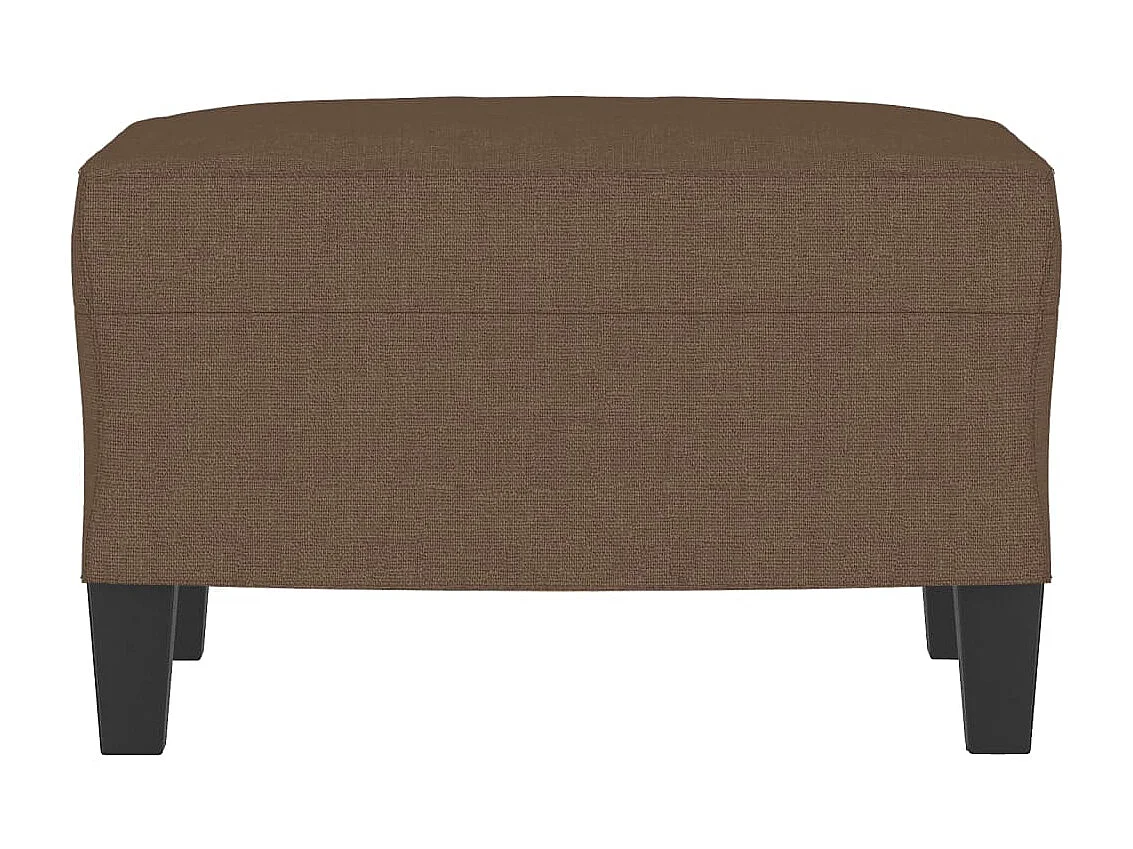 Repose-pied Marron 60x50x41 cm Tissu LQF74921