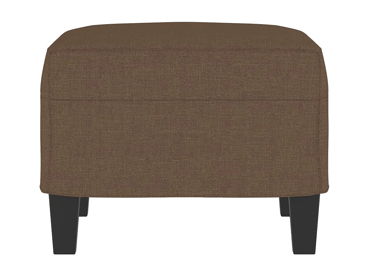 Repose-pied Marron 60x50x41 cm Tissu LQF74921