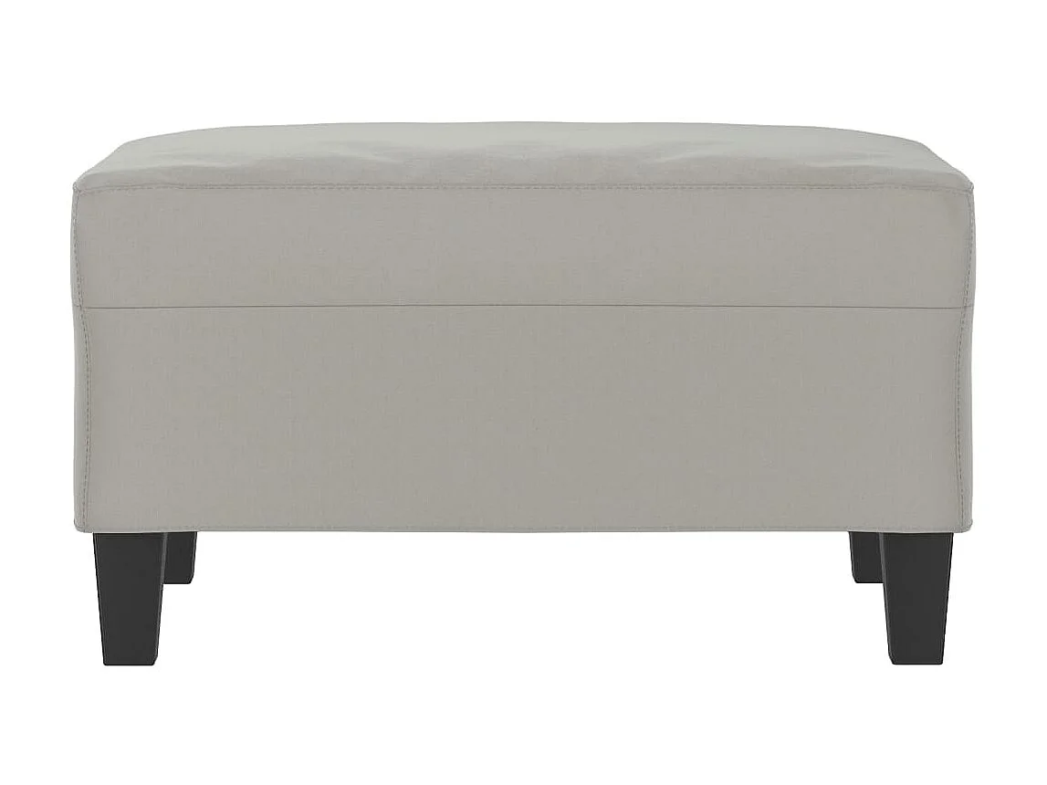 Repose-pied Gris clair 70x55x41 cm Tissu microfibre LQF99674