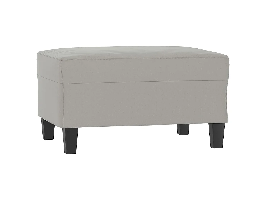 Repose-pied Gris clair 70x55x41 cm Tissu microfibre LQF99674