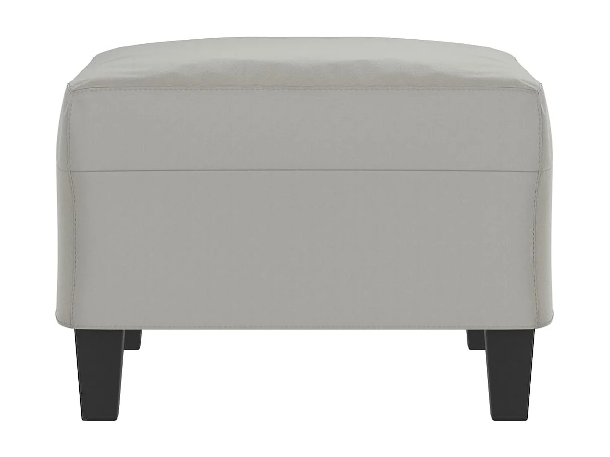 Repose-pied Gris clair 70x55x41 cm Tissu microfibre LQF99674