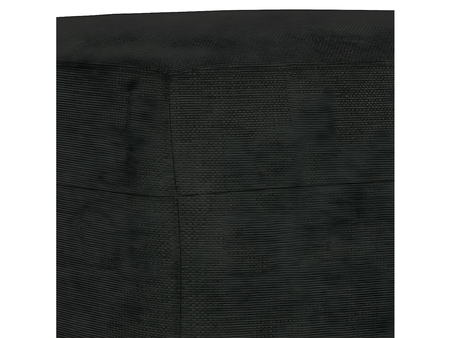 Repose-pied Noir 60x50x41 cm Tissu LQF22458