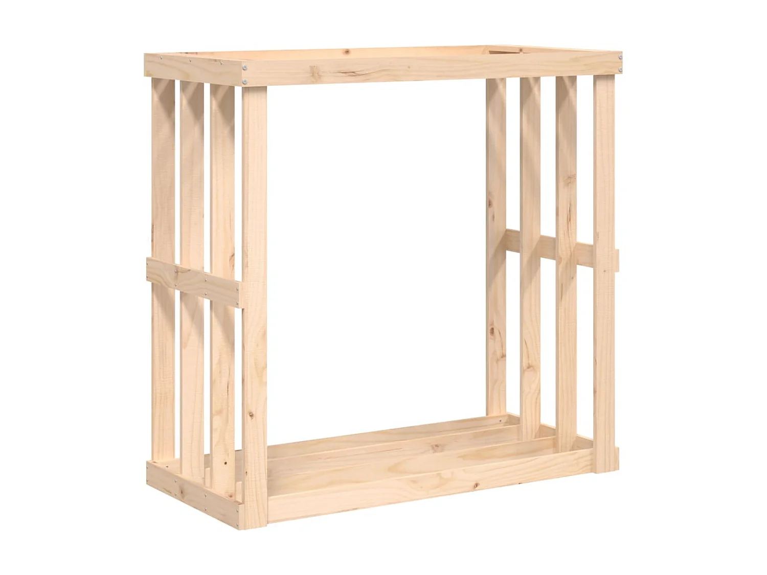 Porte-bûches d’extérieur 108x52x106 cm Bois massif de pin EFVE38279 BonneVie Meuble