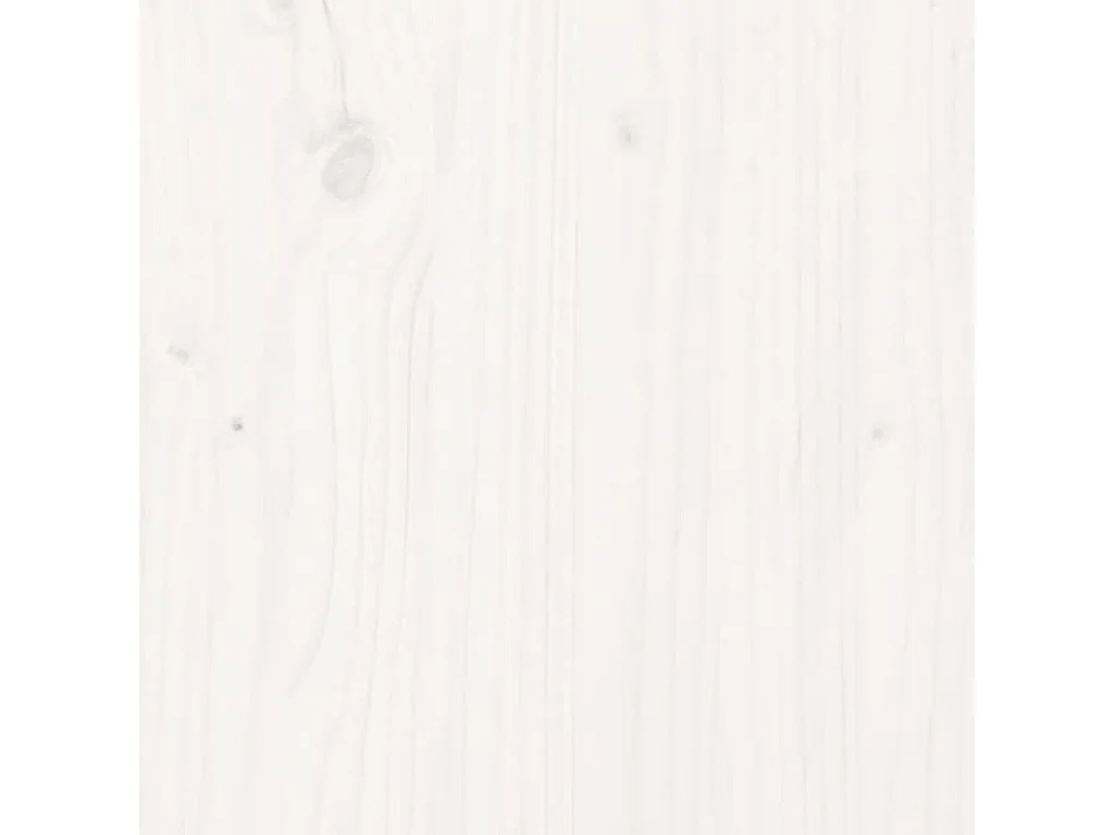 Porte-bûches d’extérieur Blanc 108x52x106 cm Bois massif de pin EFVE83972 BonneVie Meuble