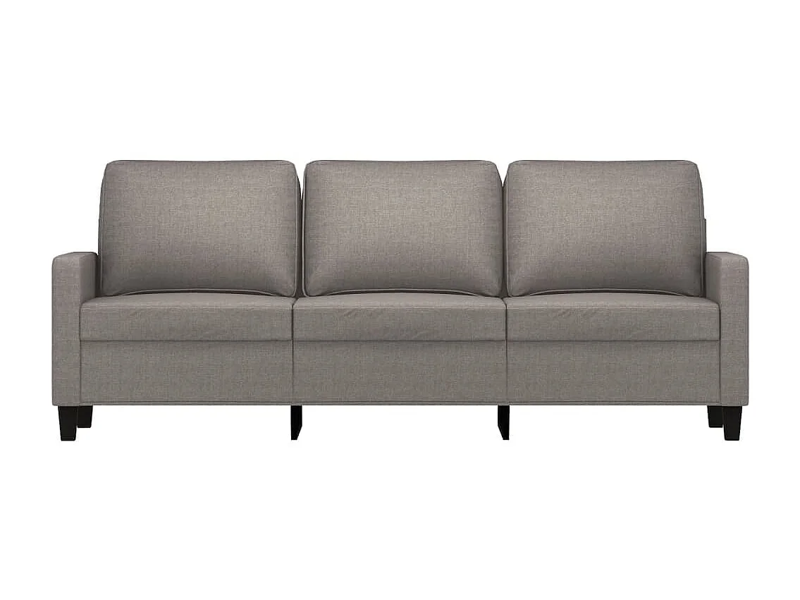 Canapé à 3 places Taupe 180 cm Tissu OLA1884