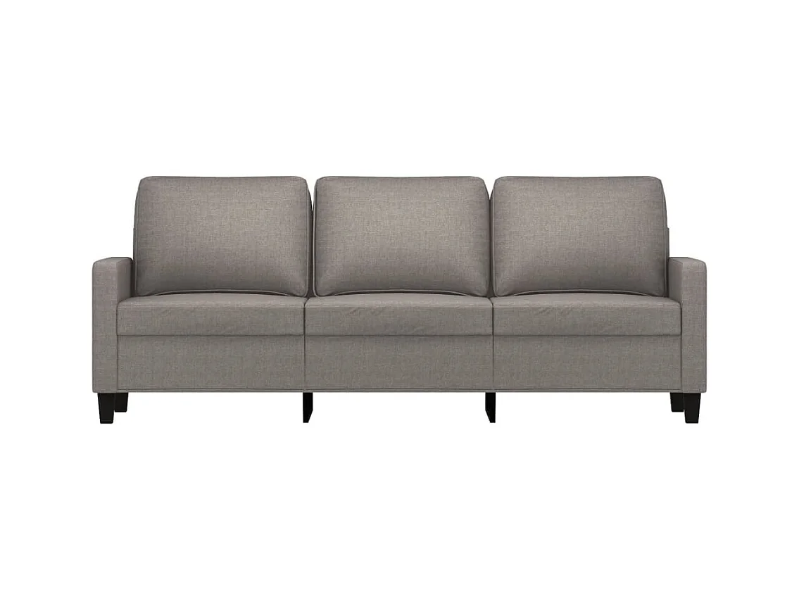 3-Sitzer-Sofa | Wohnzimmersofa Taupe 180 cm Stoff -gkd782778