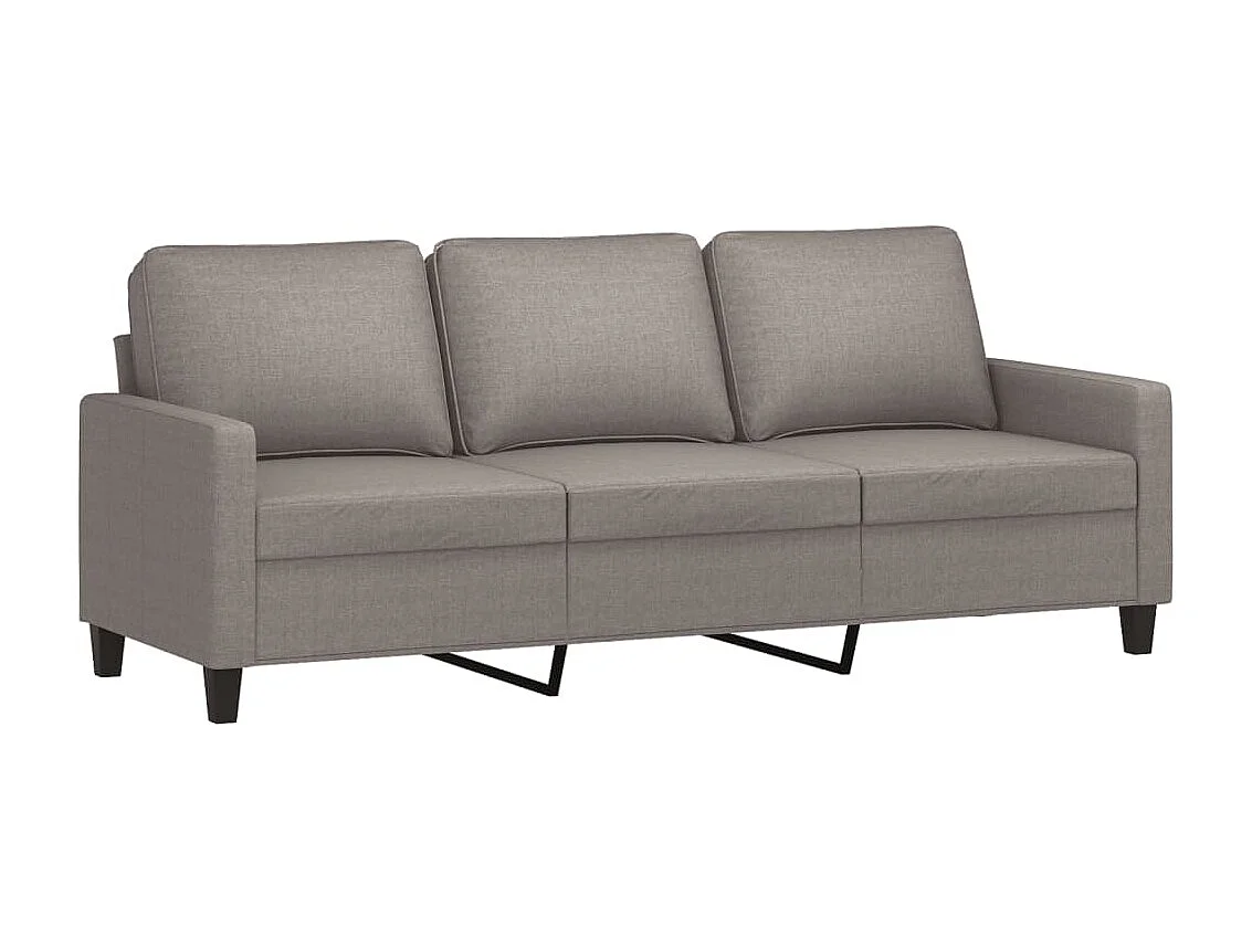 3-Sitzer-Sofa | Wohnzimmersofa Taupe 180 cm Stoff -gkd782778