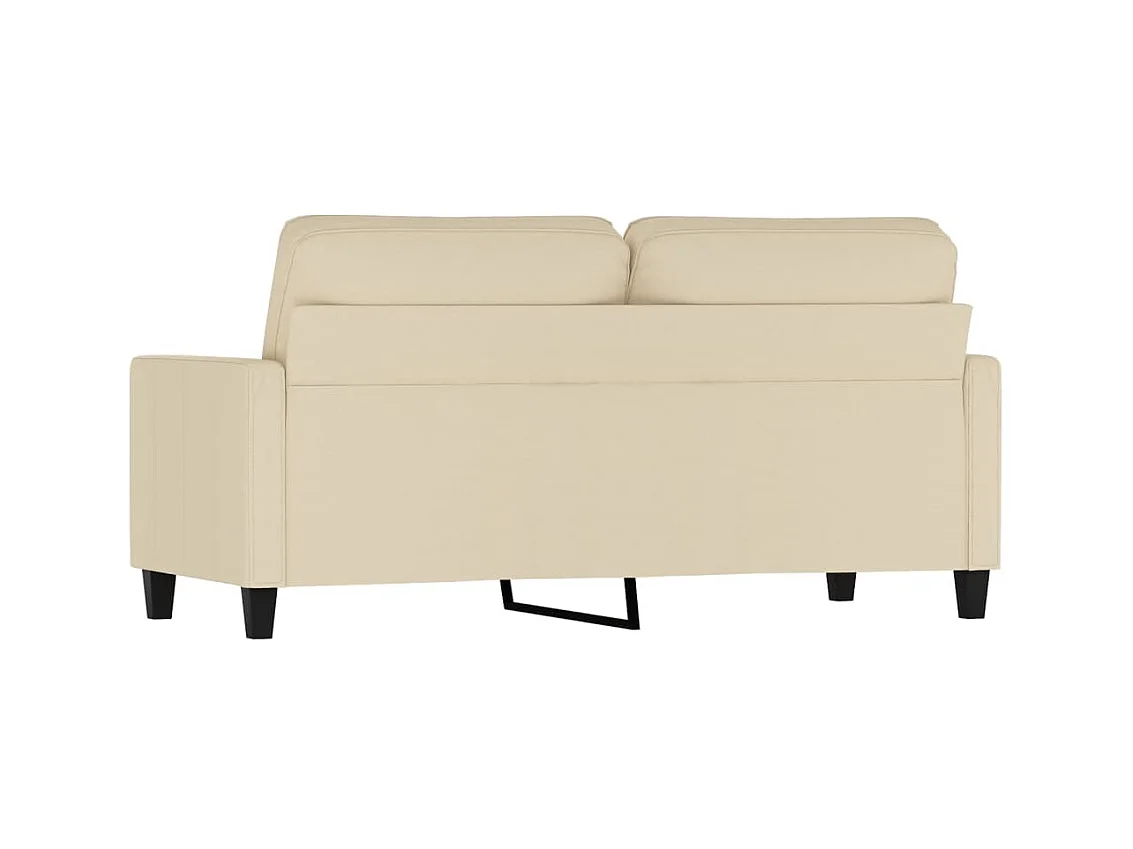 2-Sitzer-Sofa | Wohnzimmersofa Creme 140 cm Stoff -gkd662275