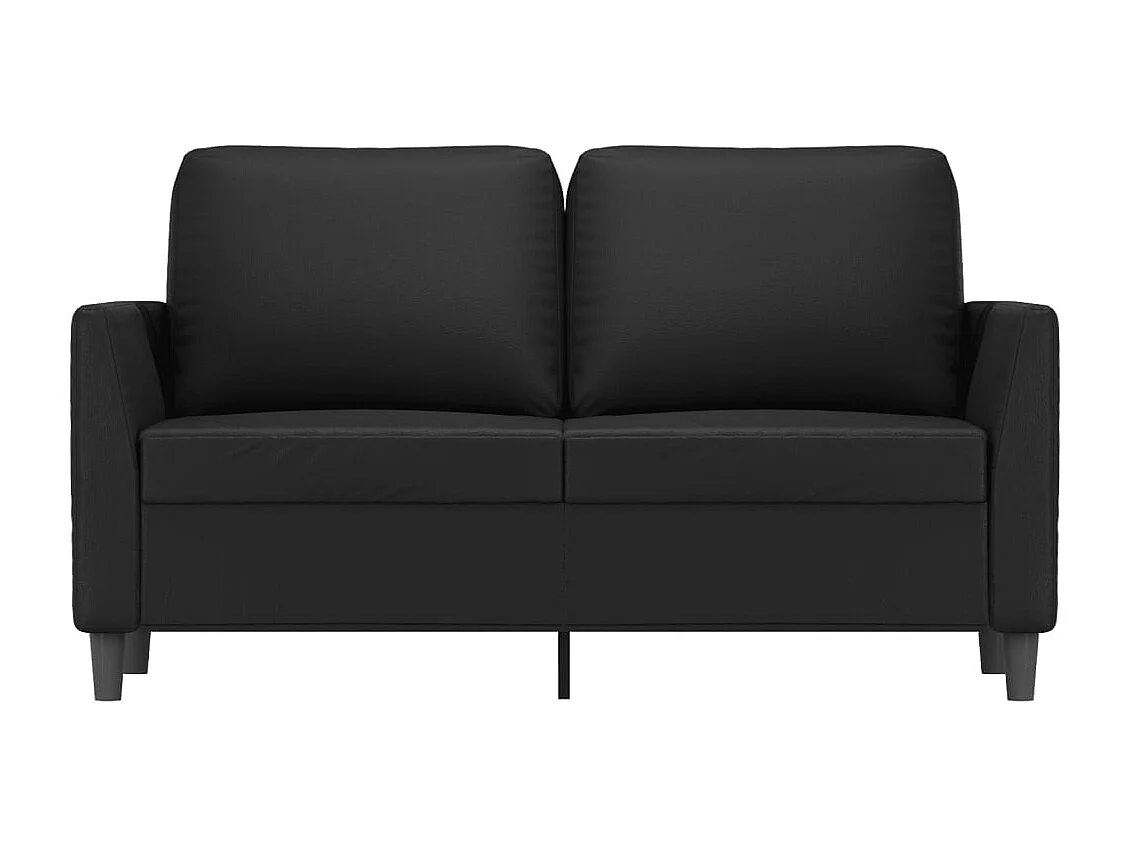 Tweezitsbank 120 cm kunstleer zwart NL589219