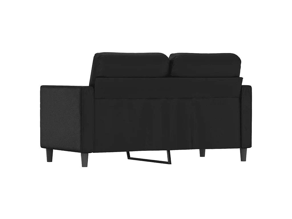 Tweezitsbank 120 cm kunstleer zwart NL589219