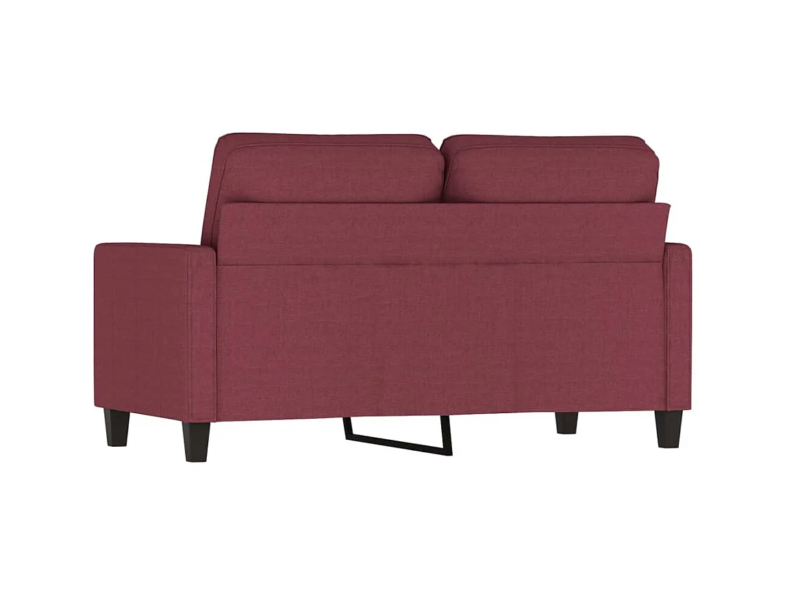 2-Sitzer-Sofa | Wohnzimmersofa Weinrot 120 cm Stoff -gkd164209