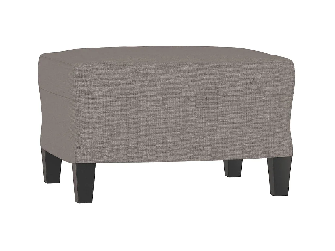 Canapé à 3 places avec repose-pieds Taupe 180 cm Tissu OID3553