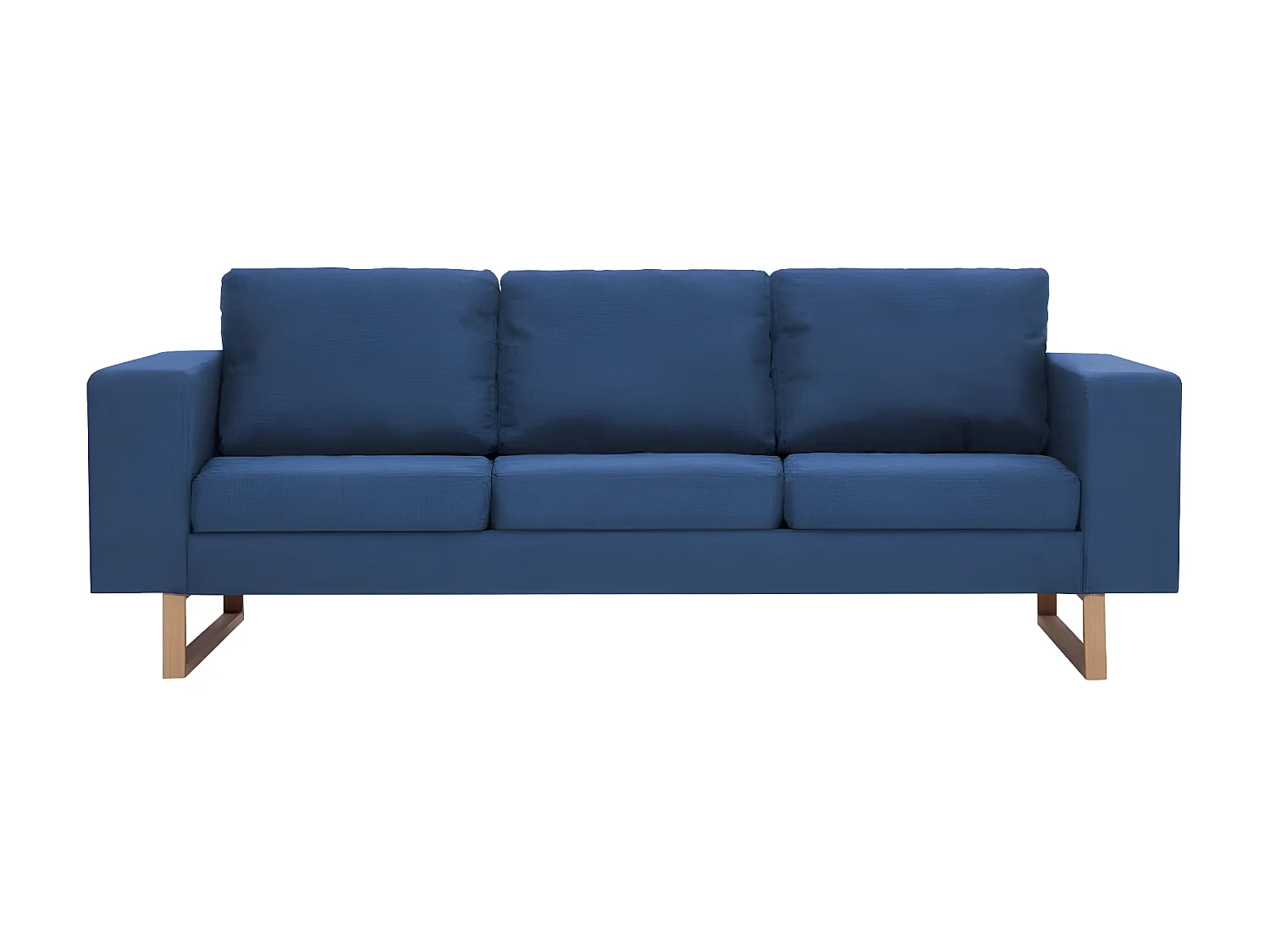 Driezitsbank stof blauw NL536228