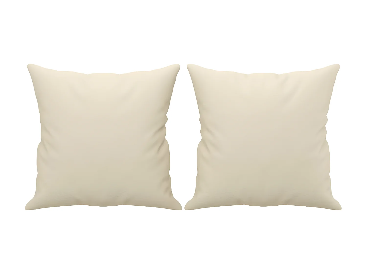 Canapé à 2 places avec oreillers crème 120 cm similicuir OID9794