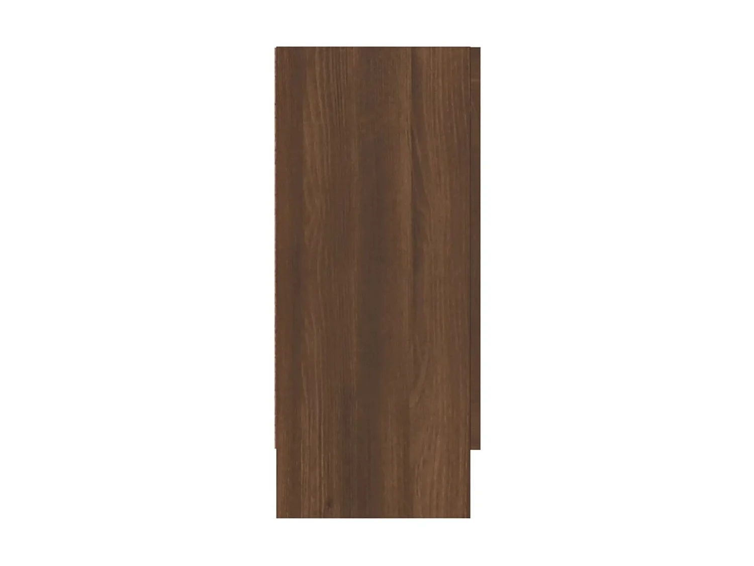 Vitrine Chêne marron 120x30,5x70 cm Bois d'ingénierie OFR69315 BonneVie Meuble