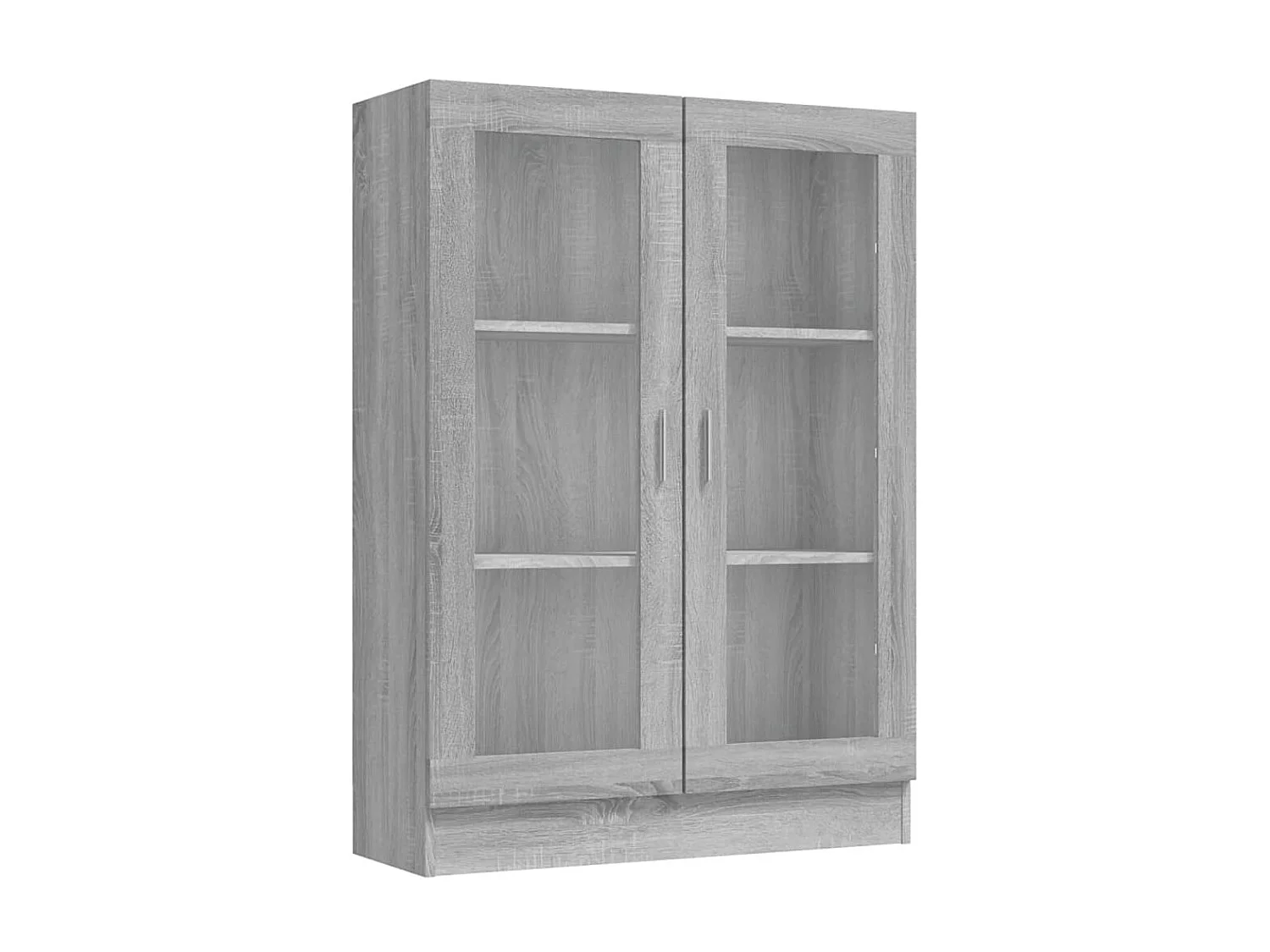 Vitrine 82,5x30,5x115 cm derivados de madeira cinzento sonoma PT514457