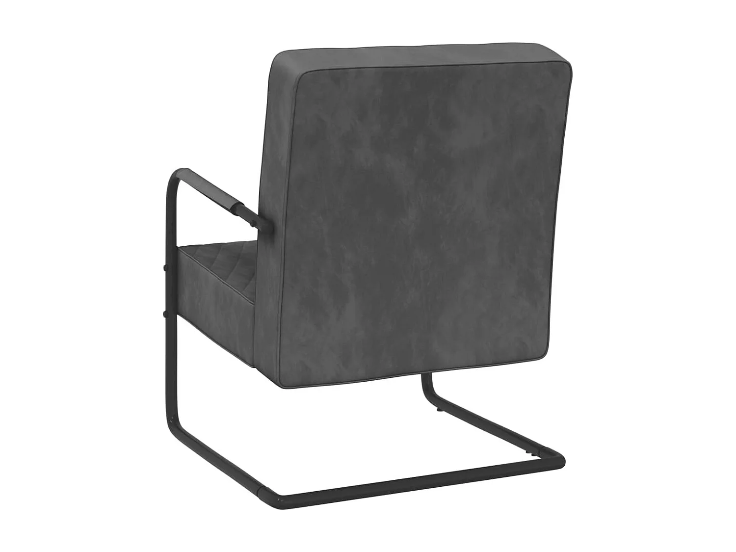 Chaise cantilever Gris foncé Velours SEF60160