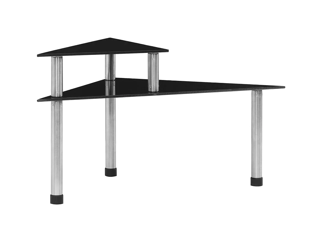 Étagère de cuisine Noir 49,5x35x26 cm Verre trempé OFR42908 BonneVie Meuble