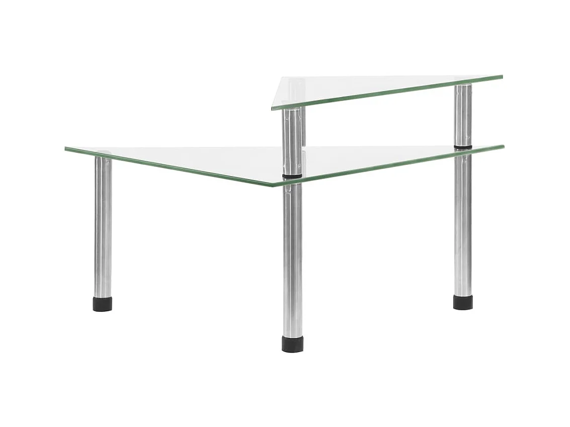 Estantería de cocina vidrio templado transparente 49,5x35x19 cm ES586196