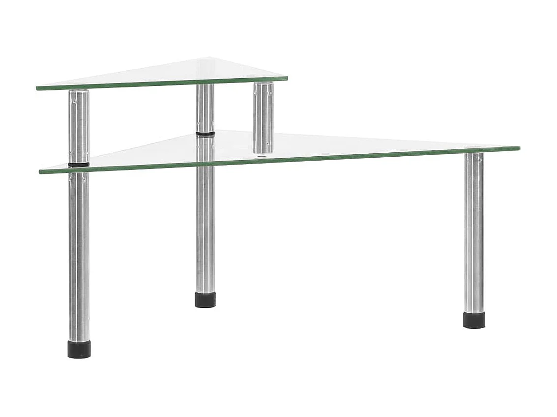 Estantería de cocina vidrio templado transparente 49,5x35x19 cm ES586196