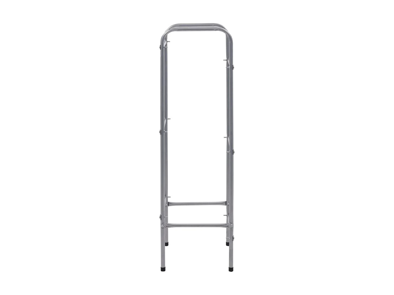 Étagère de rangement pour 3 caisses Argenté 50x33x116 cm Acier OFR71516 BonneVie Meuble