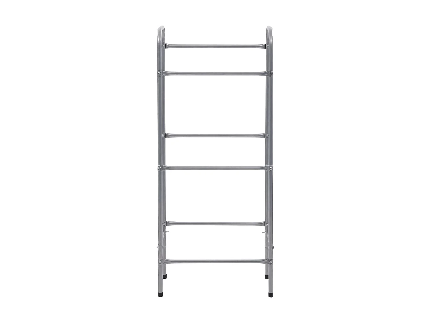 Étagère de rangement pour 3 caisses Argenté 50x33x116 cm Acier OFR71516 BonneVie Meuble