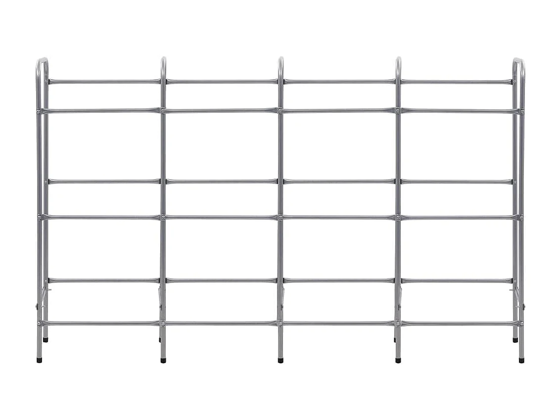 Estantería almacenaje para 12 cajas acero plateado 190x33x116cm ES521764