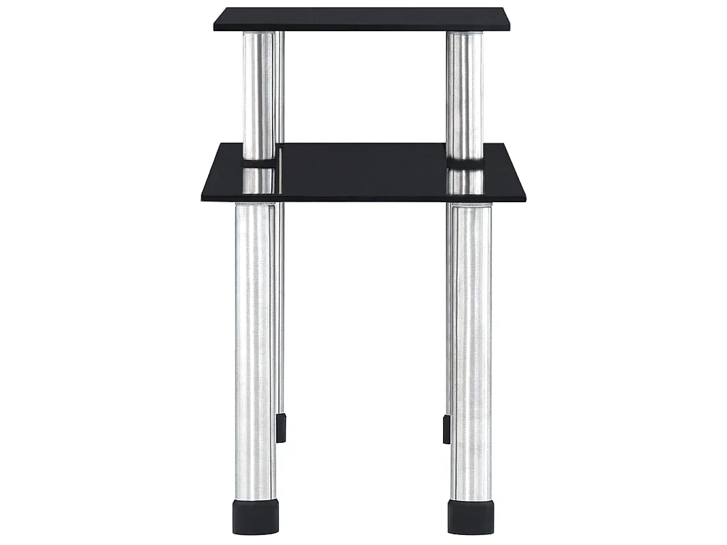 Étagère de cuisine Noir 45x16x26 cm Verre trempé OFR68535 BonneVie Meuble