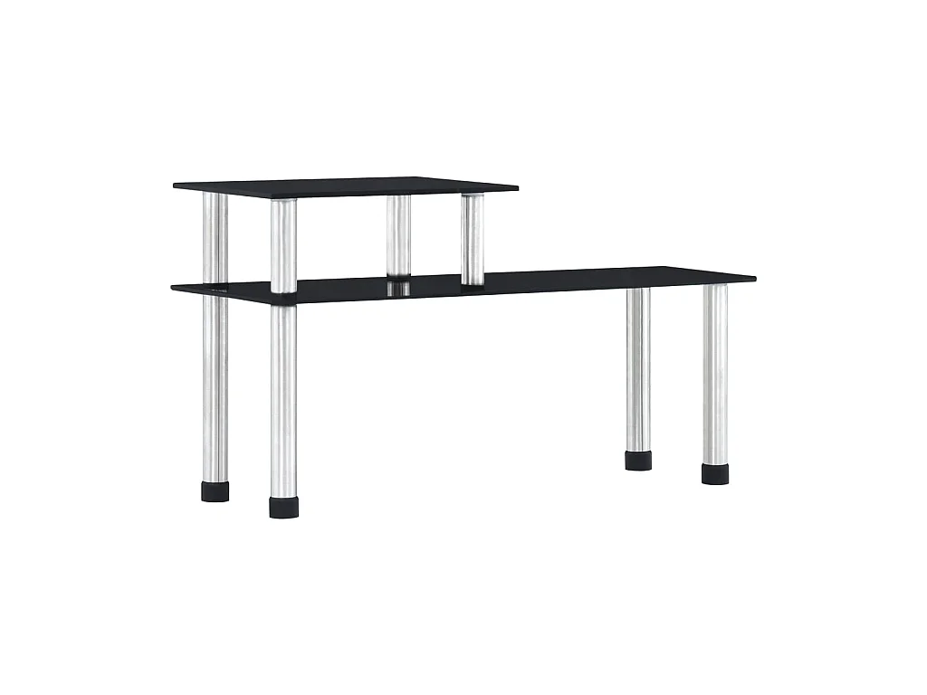 Étagère de cuisine Noir 45x16x26 cm Verre trempé OFR68535 BonneVie Meuble