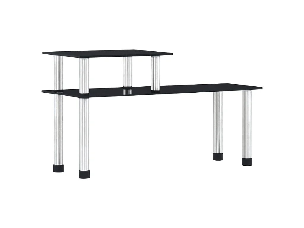 Étagère de cuisine Noir 45x16x26 cm Verre trempé OFR68535 BonneVie Meuble