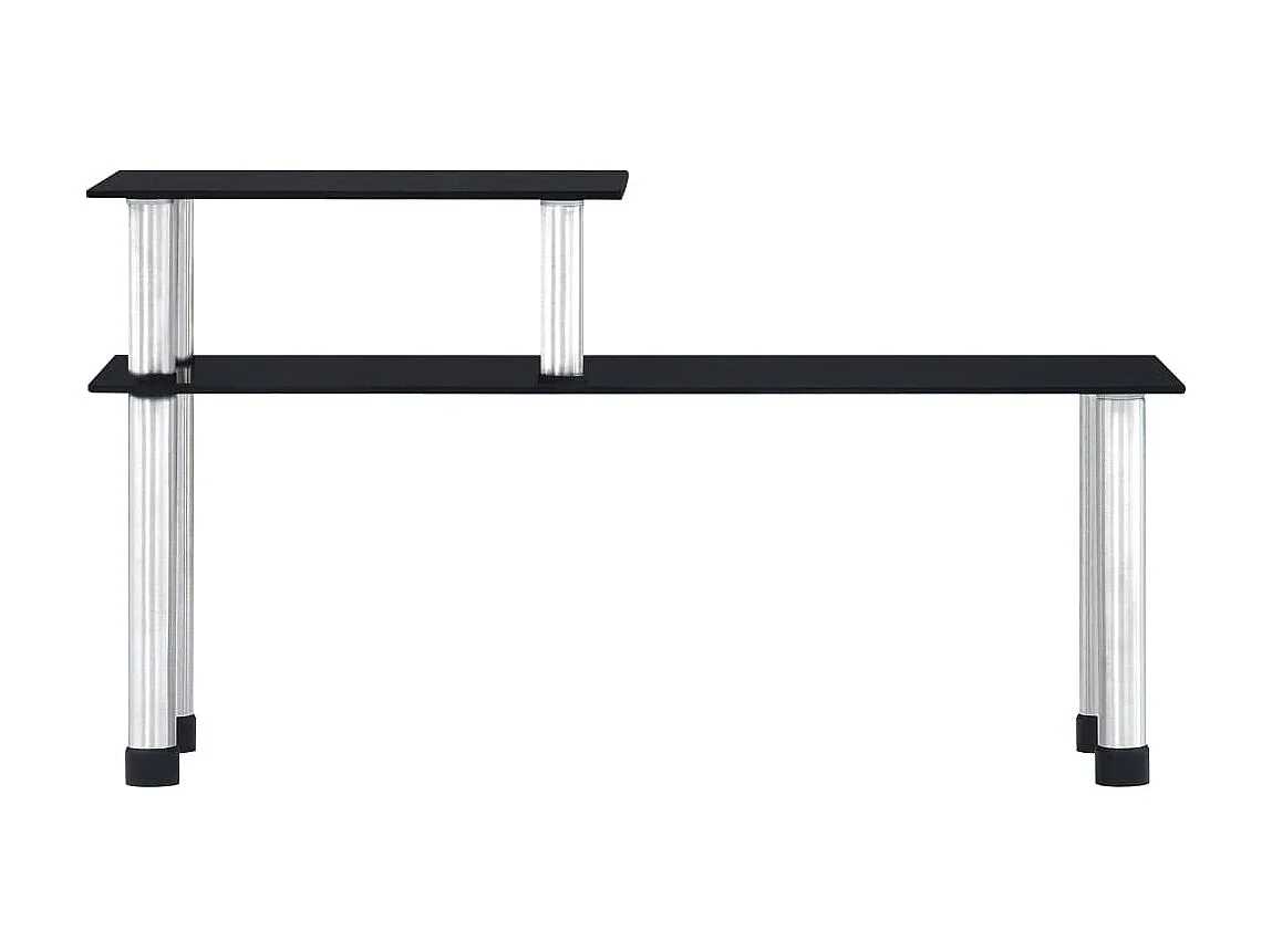 Étagère de cuisine Noir 45x16x26 cm Verre trempé OFR68535 BonneVie Meuble