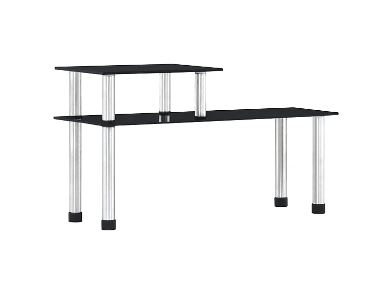 Étagère de cuisine Noir 45x16x26 cm Verre trempé OFR68535 BonneVie Meuble