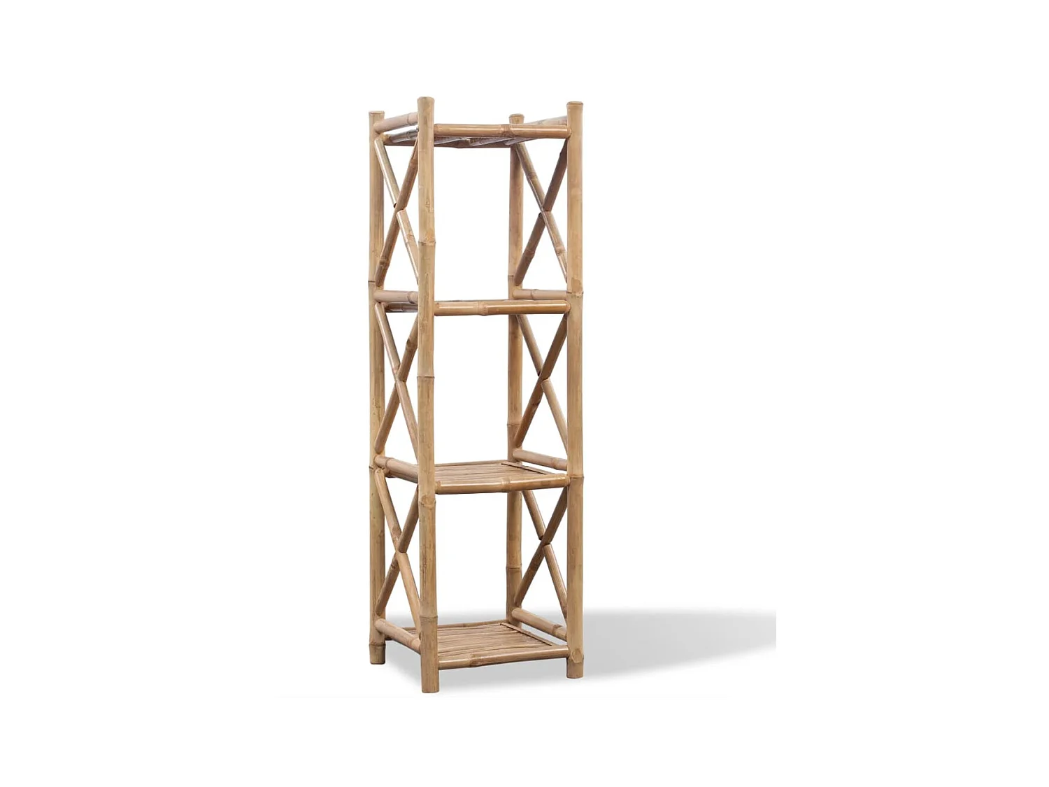Etagère à 4 paliers en bambou OFR89399 BonneVie Meuble