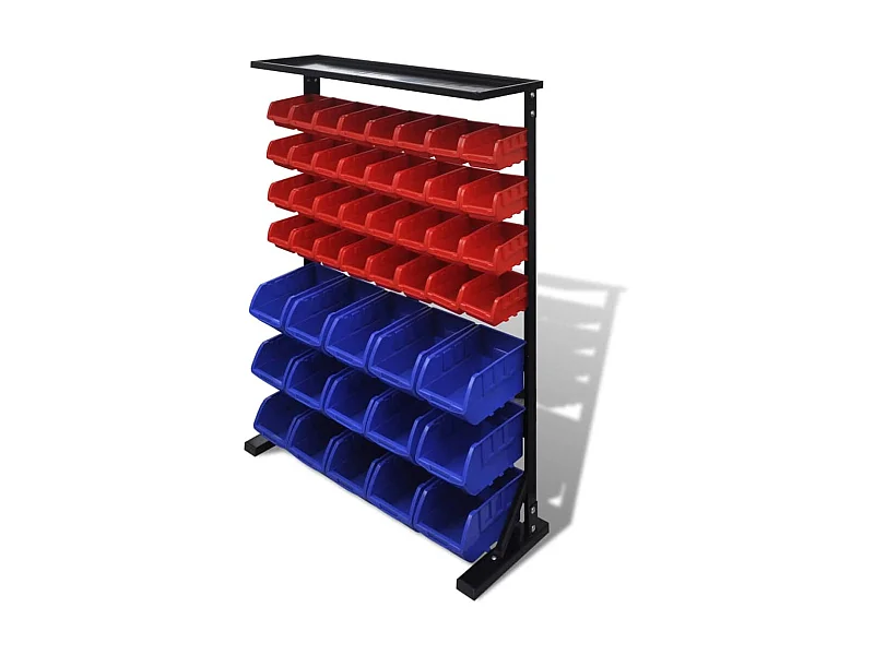 Organizador de Ferramentas Azul & Vermelho para Garagem PT975561