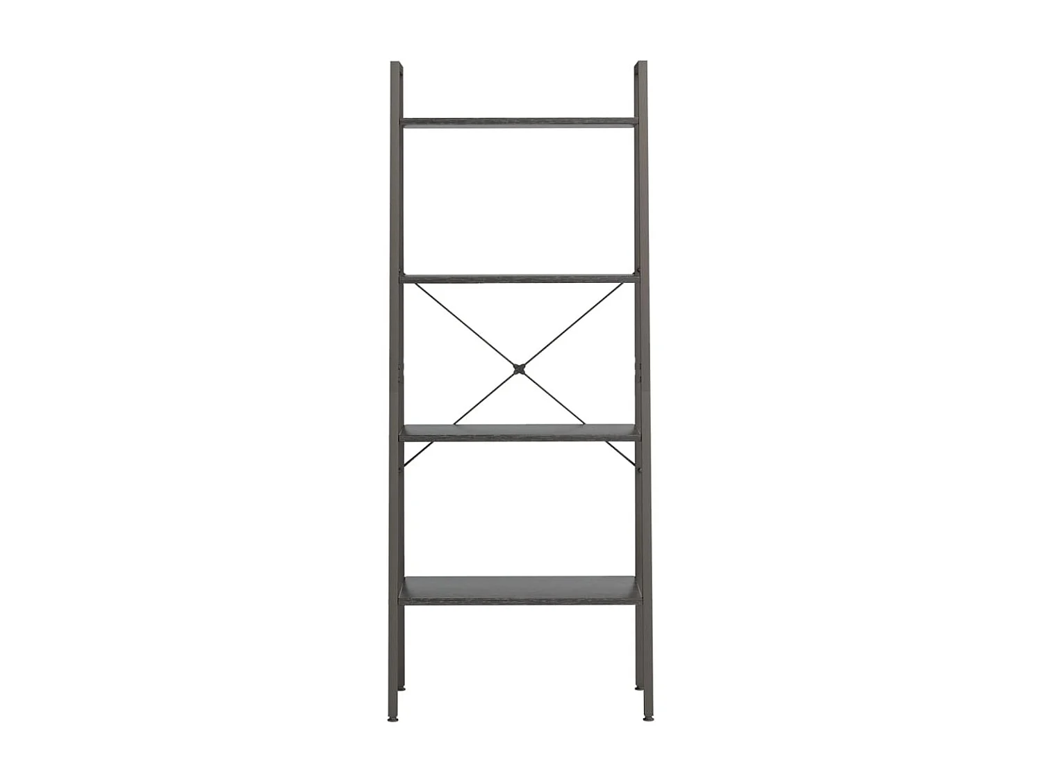 Étagère sur pied 4 niveaux Noir 56x35x140 cm OFR73586 BonneVie Meuble