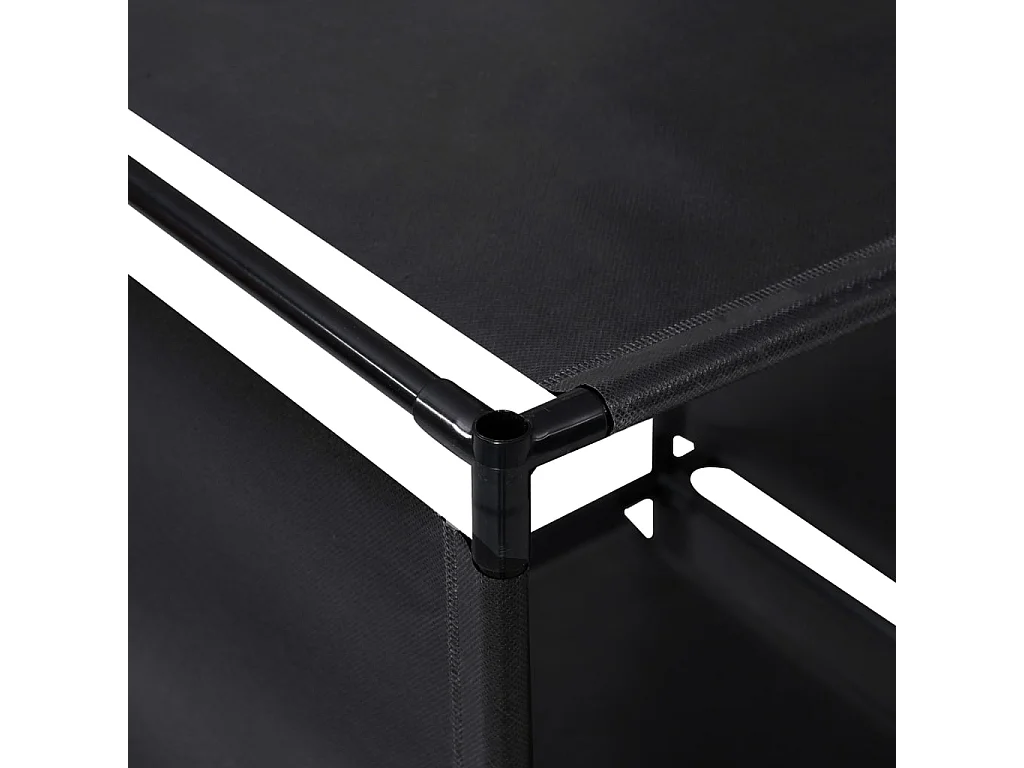 Étagère d'escalier d'affichage 130x45x170 cm Tissu OFR34959 BonneVie Meuble