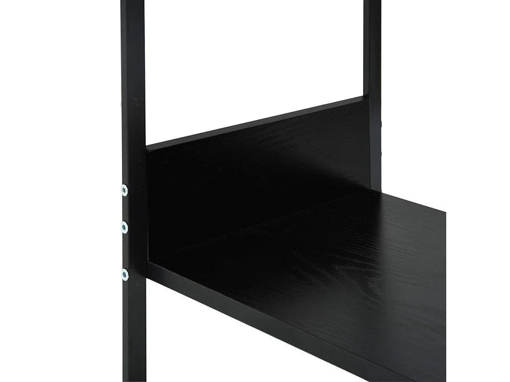 Estantería pequeña madera de ingeniería negro 33,5x39,6x79,7 cm ES305683