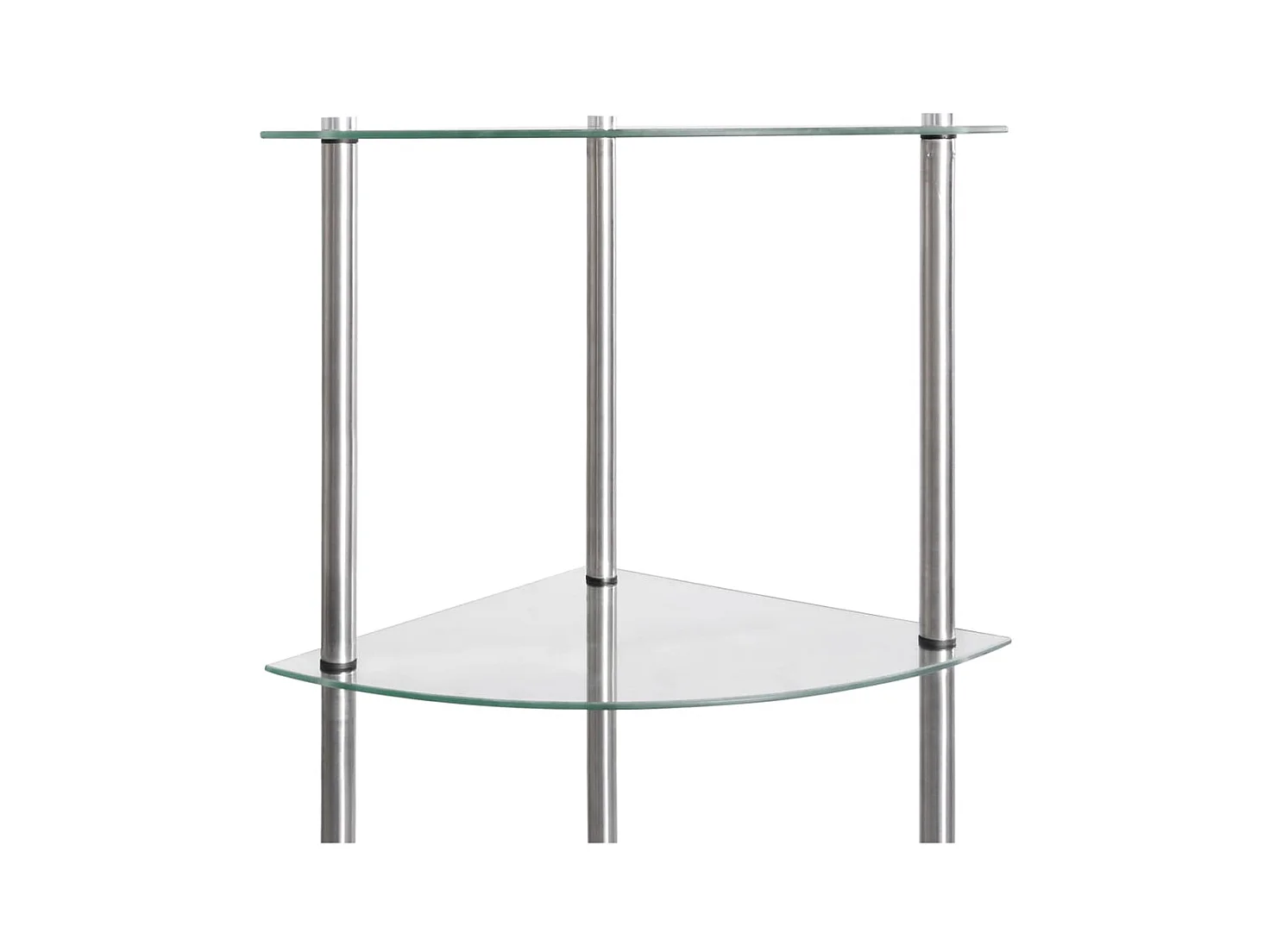 Kastje 6-laags 30x30x160 cm gehard glas transparant NL869457