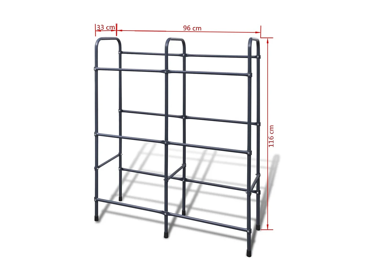 Étagère pour 6 caisses en acier OFR40076 BonneVie Meuble