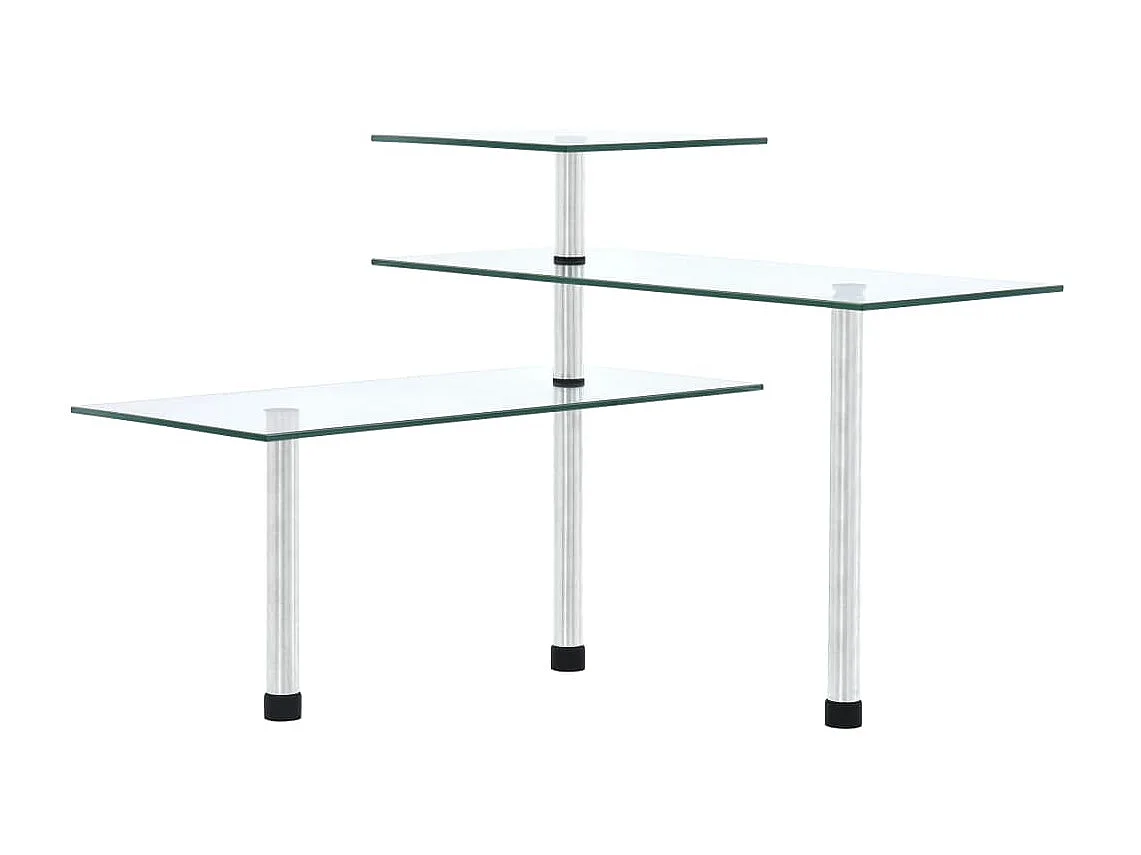 Hoekkastje keuken 3-laags gehard glas NL266183